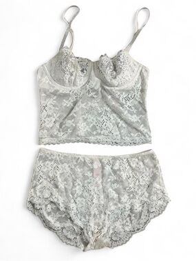 Victoria Secret white lingerie set